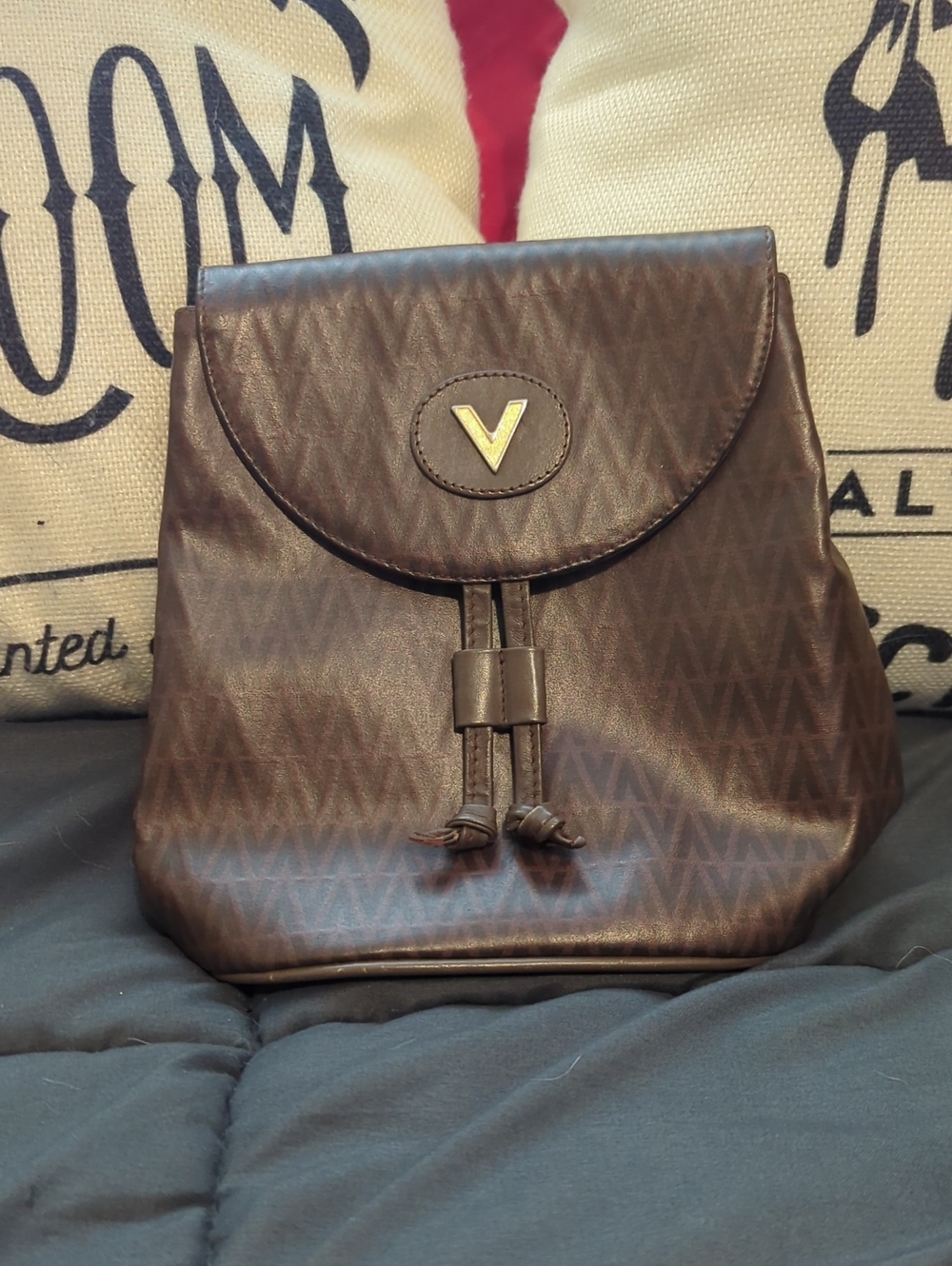 Authentic Mario Valentino Mini Backpack Made In Italy
